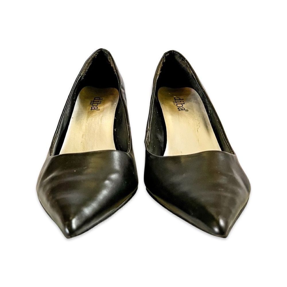 Diba East Black Pointed Toe Dress Pumps size 8.5